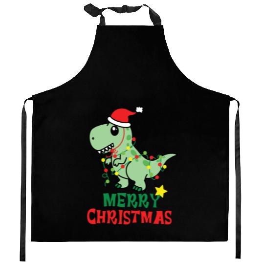Minimalist Santa Claus Kitchen Aprons