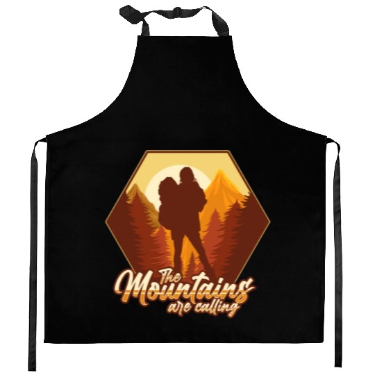 The mountains are calling Kitchen Aprons