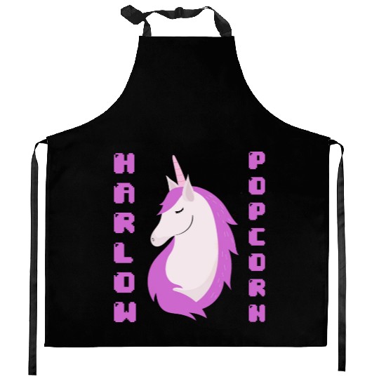 Harlow And Popcorn Merch Popcorn The Pony Kitchen Aprons