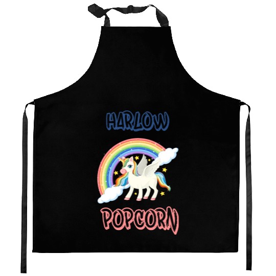 Harlow And Popcorn Merch Popcorn The Pony Kitchen Aprons