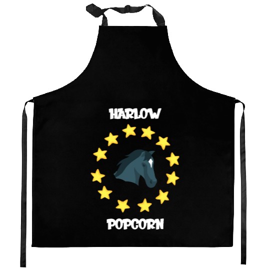 Harlow And Popcorn Merch Popcorn The Pony Kitchen Aprons