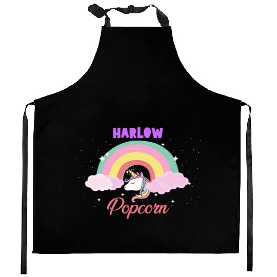 Harlow and Popcorn Merch Popcorn the Pony Kitchen Aprons