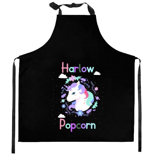 Harlow And Popcorn Merch Popcorn The Pony Kitchen Aprons