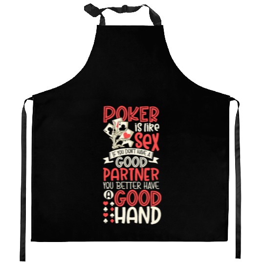 Poker Casino Poker Player Gambling Roulette Kitchen Aprons