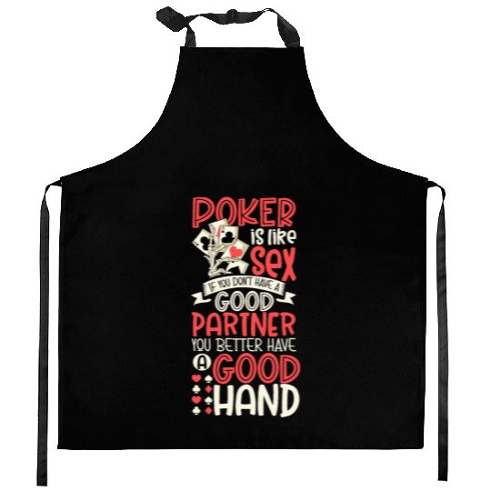 Poker Casino Poker Player Gambling Roulette Kitchen Aprons