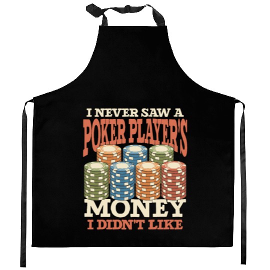 Poker Casino Poker Player Gambling Roulette Kitchen Aprons