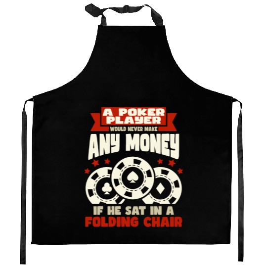 Poker Casino Poker Player Gambling Roulette Gift Kitchen Aprons
