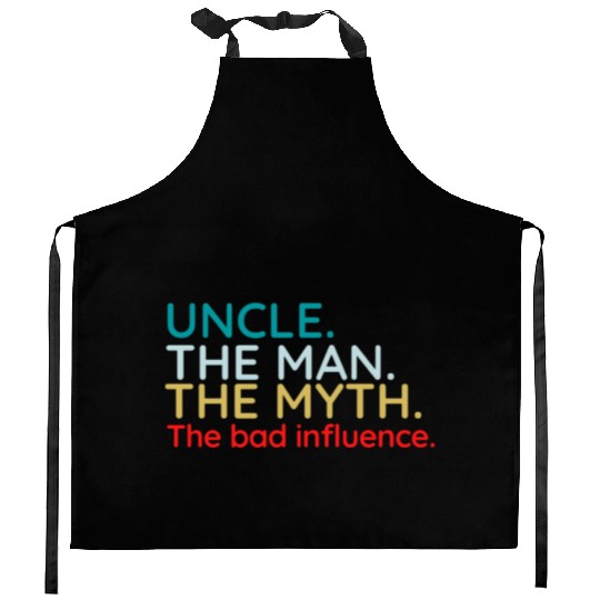 Uncle Kitchen Aprons, Crazy Uncle Kitchen Aprons, Funny for Uncle