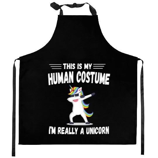 Amazon.com: This Is My Human Costume I'm Really A Kitchen Aprons
