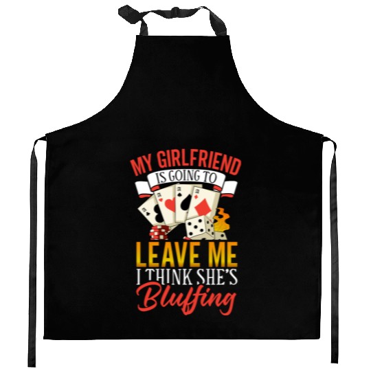 Poker Casino Poker Player Gambling Roulette Gift Kitchen Aprons