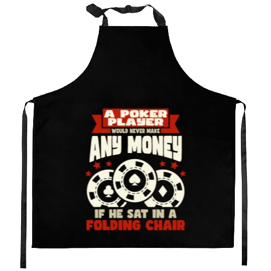 Poker Casino Poker Player Gambling Roulette Gift Kitchen Aprons