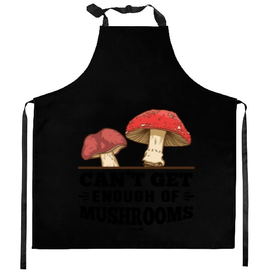 Nature vegan Forest Mushroom mushroom pan Kitchen Aprons