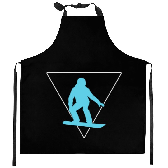 snowboarding Kitchen Aprons
