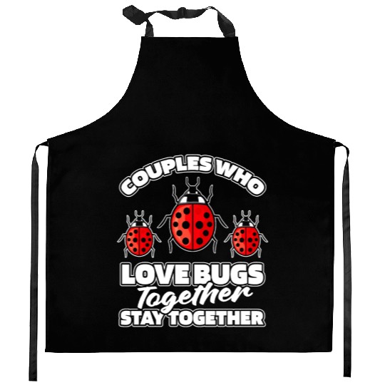 Entomology Entomologist Couple Kitchen Aprons
