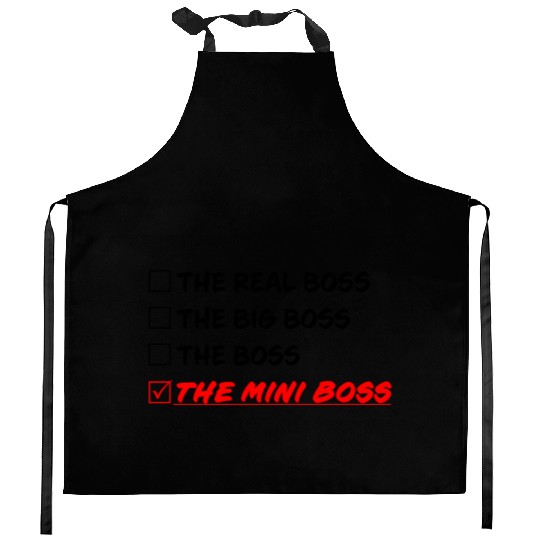 THE MINI BOSS Kitchen Aprons
