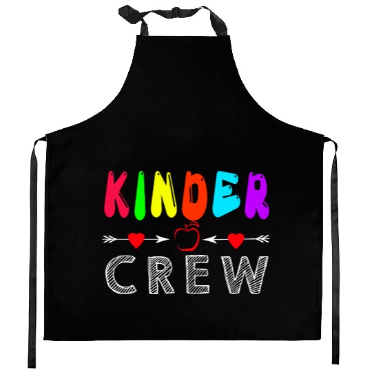 Kinder Crew Kindergarten Teacher Kitchen Aprons 1st Day
