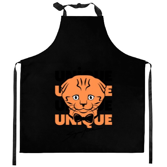 Black and Brown Cute Unique Kitchen Aprons