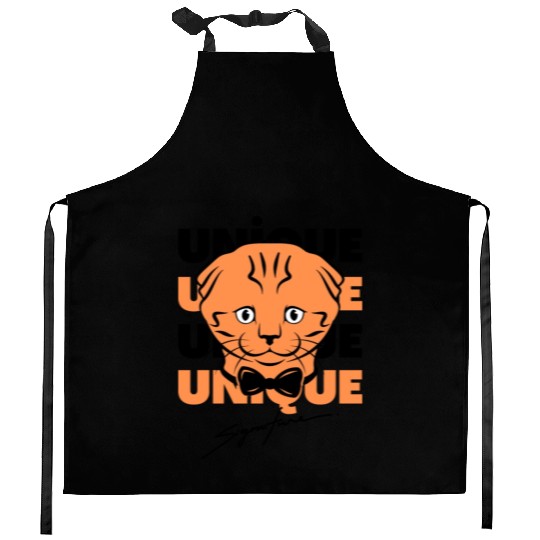 Black and Brown Cute Unique Kitchen Aprons