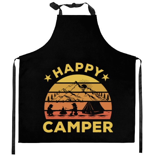 Happy Camper Kitchen Aprons