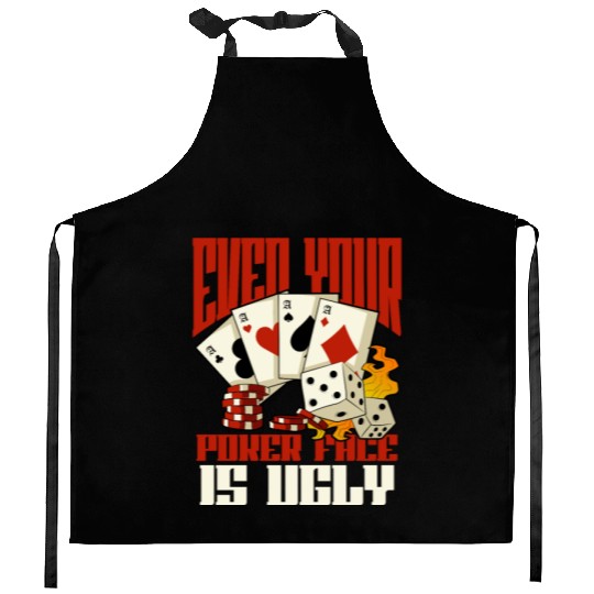 Poker Casino Poker Player Gambling Roulette Gift Kitchen Aprons