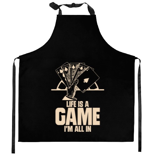 Poker Casino Poker Player Gambling Roulette Kitchen Aprons