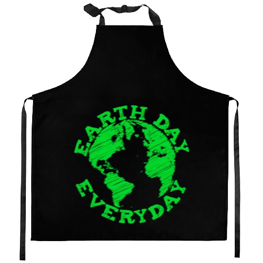Earth Day Everyday Artitistic Design Save The Plan Kitchen Aprons