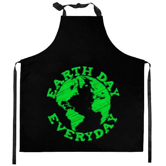 Earth Day Everyday Artitistic Design Save The Plan Kitchen Aprons
