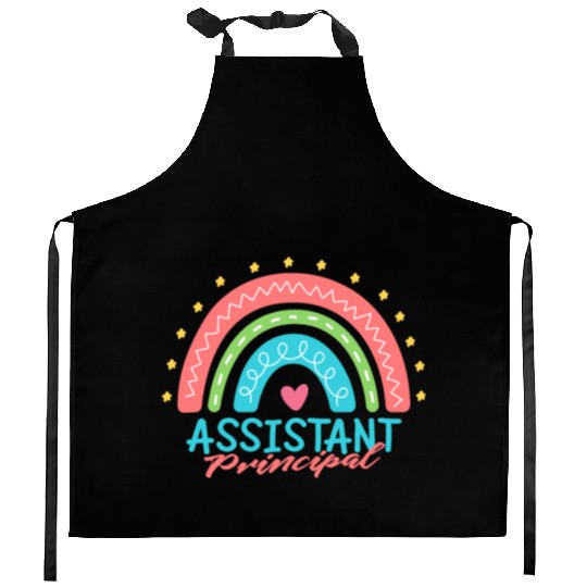 Assistant Principal Back School Teacher Principal Kitchen Aprons