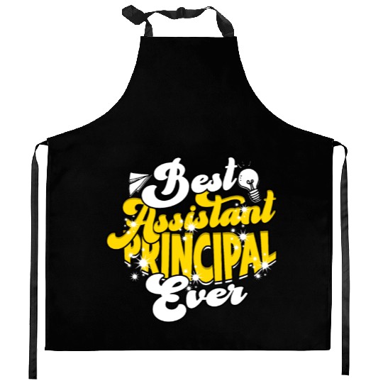 Assistant Principal Back School Teacher Principal Kitchen Aprons