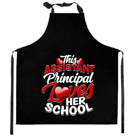Assistant Principal Back School Teacher Principal Kitchen Aprons