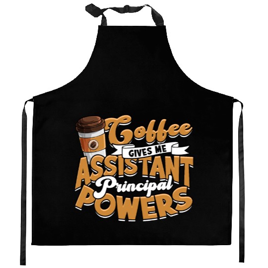 Assistant Principal Back School Teacher Principal Kitchen Aprons
