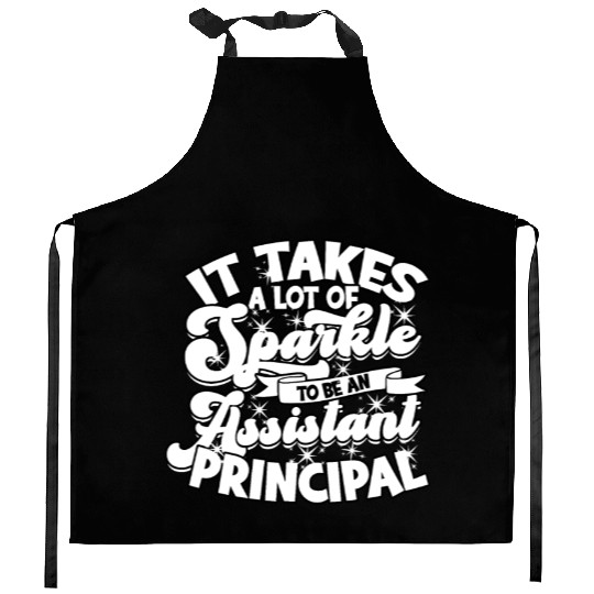 Assistant Principal Back School Teacher Principal Kitchen Aprons