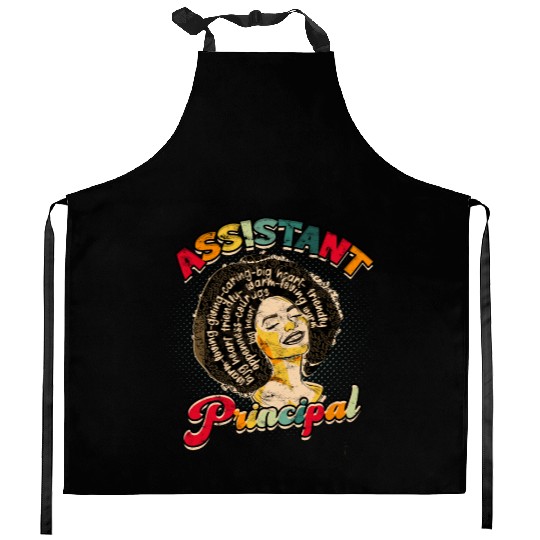 Assistant Principal Back School Teacher Principal Kitchen Aprons