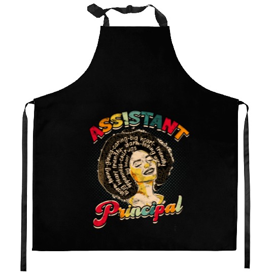 Assistant Principal Back School Teacher Principal Kitchen Aprons