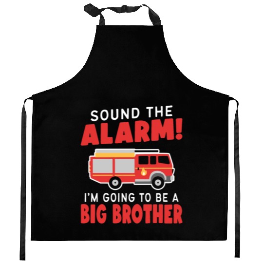 Hit The Alarm I'm Going To Be A Brother | Kitchen Aprons