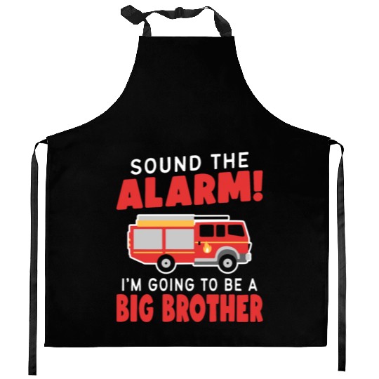 Hit The Alarm I'm Going To Be A Brother | Kitchen Aprons