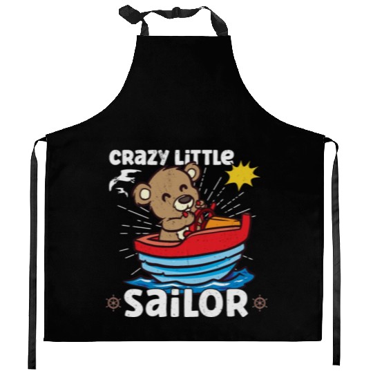 Sailing Sailboat Boating Kid Child Yacht Boat Kitchen Aprons