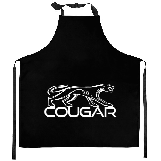 Cougar American Mountain Lion Kitchen Aprons