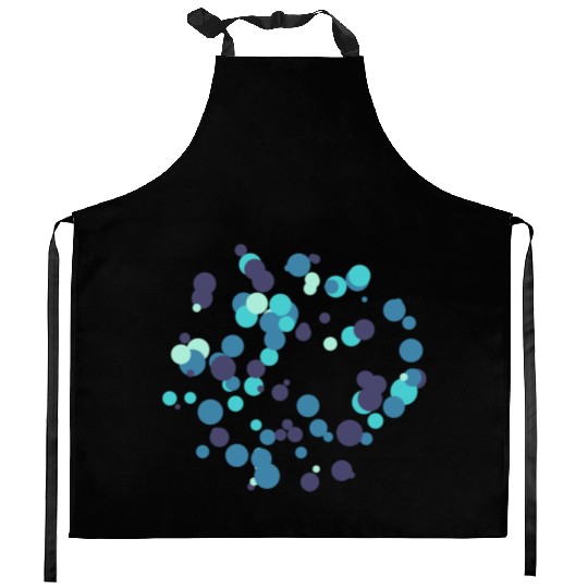 Abstract Circle Design Kitchen Aprons