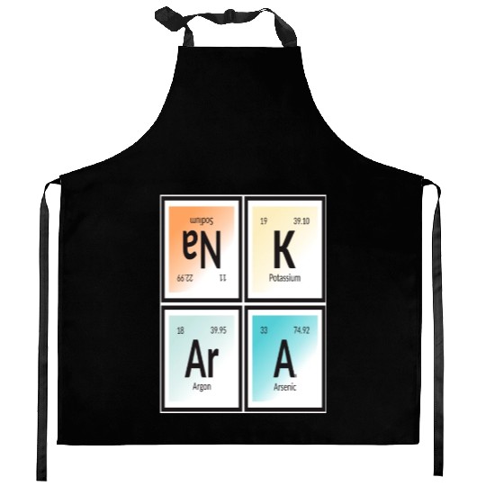 Ankara | Periodic Table of Elements Kitchen Aprons