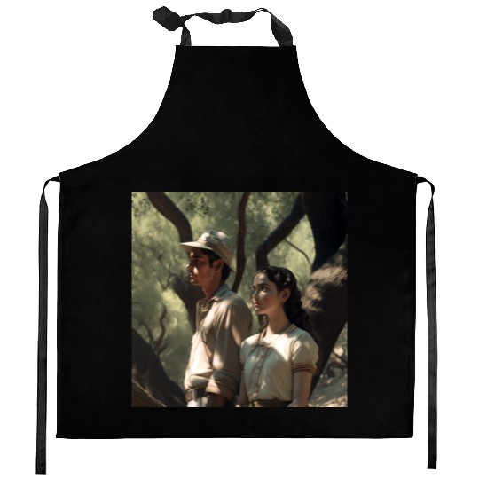 screengrab from a 1920s film scene beautiful Kitchen Aprons
