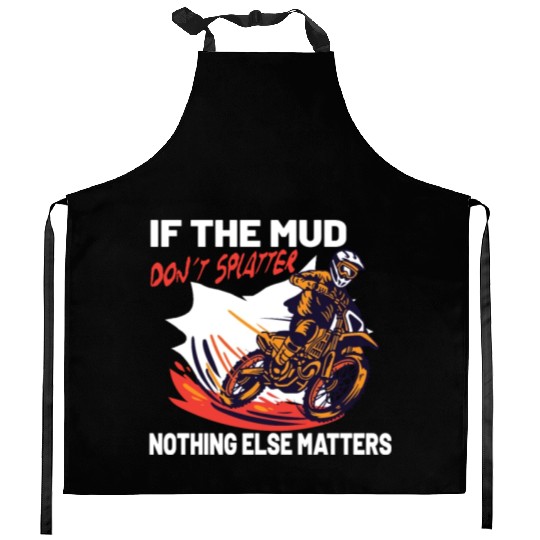 Dirt Bike Dirt Bike Riding Motocross Dirt Biking Kitchen Aprons