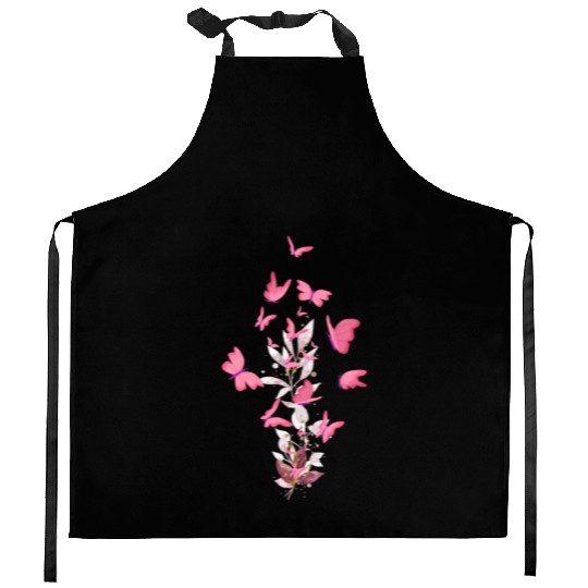 Butterfly Tree Beautiful Animal Butterflies Tree Kitchen Aprons