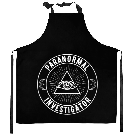 Ghost Hunting Paranormal Investigator Kitchen Aprons