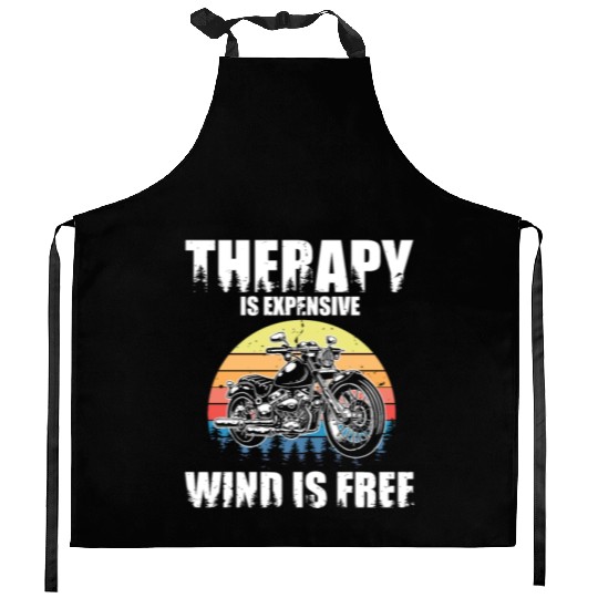 Hilarious Expensive Wind Is Free Big Bike Kitchen Aprons