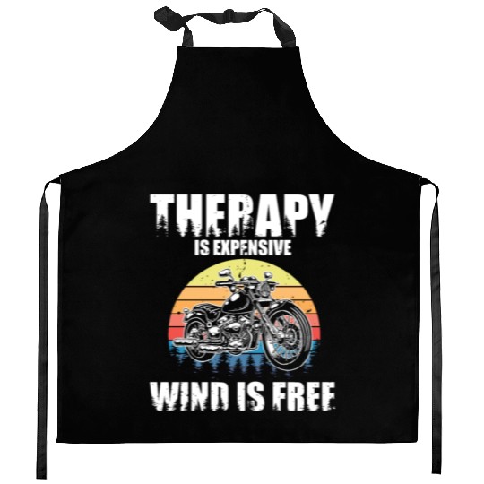 Hilarious Expensive Wind Is Free Big Bike Kitchen Aprons