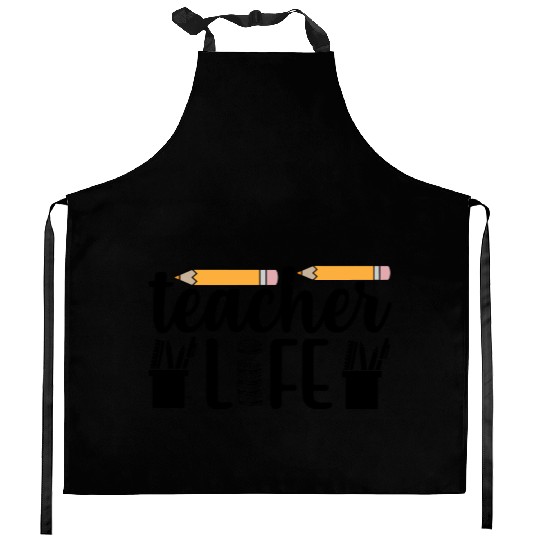 Teacher Life Teachers Day Kitchen Aprons