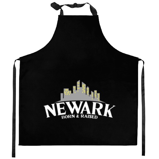 Born & Raised Usa New Jersey Newark Kitchen Aprons