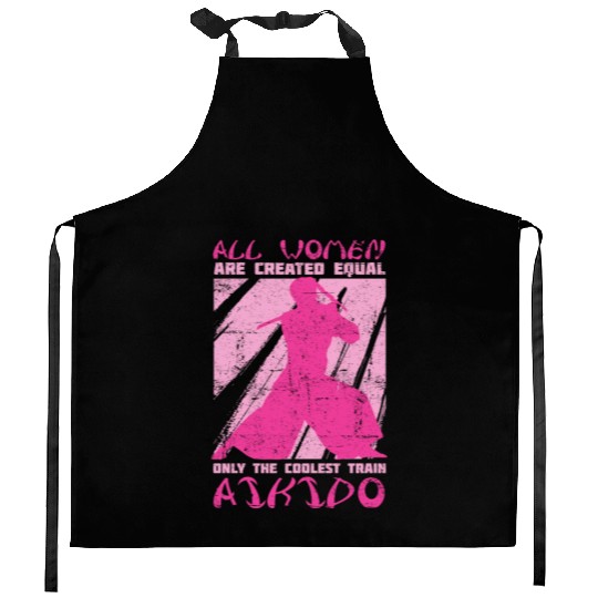Aikido Women Japan Taekwondo Karate Martial Arts Kitchen Aprons