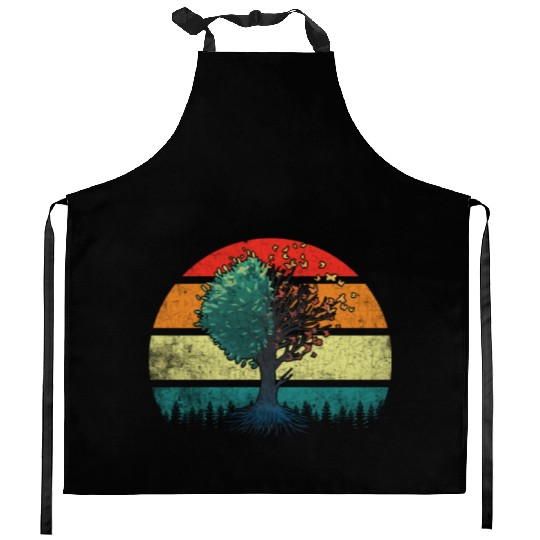 Butterfly Tree Beautiful Animal Butterflies Tree Kitchen Aprons